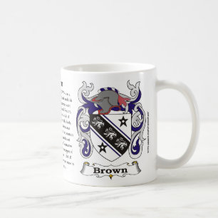Café Caneca da brasão da família de Brown