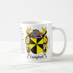 Café Caneca da brasão da família de Campbell