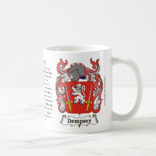 Café Caneca da brasão da família de Dempsey