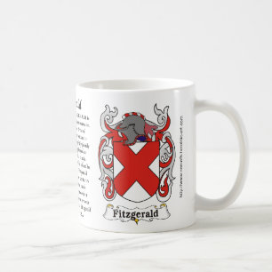 Café Caneca da brasão da família de Fitzgerald