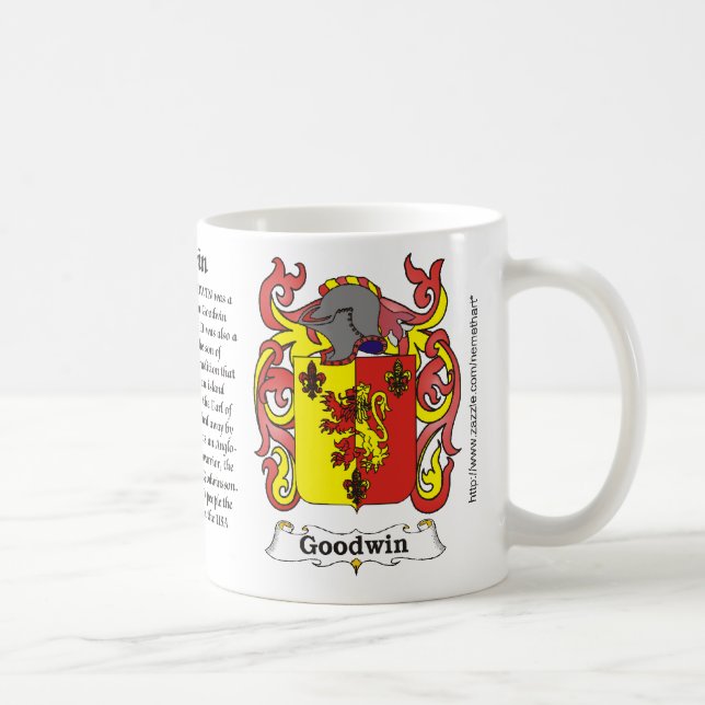 Café Caneca da brasão da família de Goodwin (Direita)
