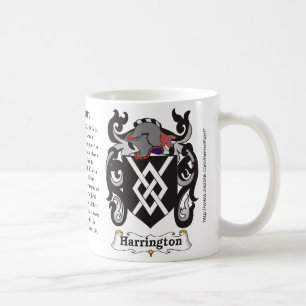 Café Caneca da brasão da família de Harrington