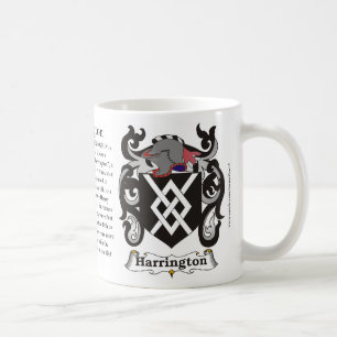 Café Caneca da brasão da família de Harrington