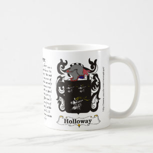Café Caneca da brasão da família de Holloway