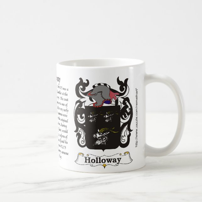Café Caneca da brasão da família de Holloway (Direita)