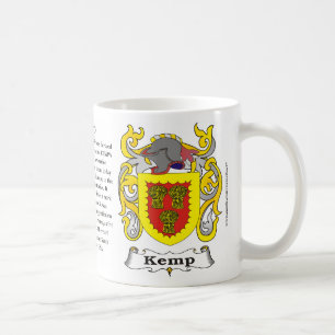 Café Caneca da brasão da família de Kemp