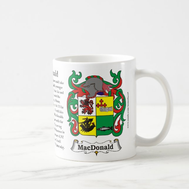Café Caneca da brasão da família de MacDonald (Direita)