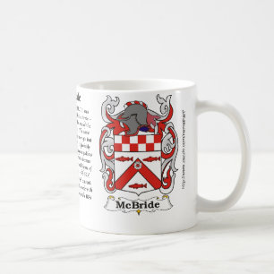 Café Caneca da brasão da família de McBride