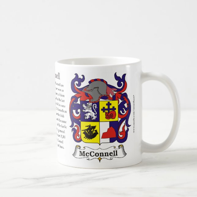 Café Caneca da brasão da família de McConnell (Direita)