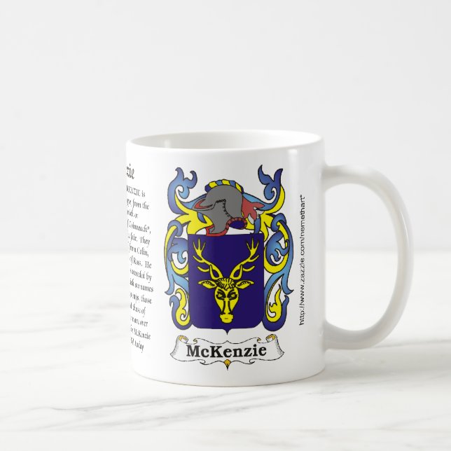 Café Caneca da brasão da família de McKenzie (Direita)