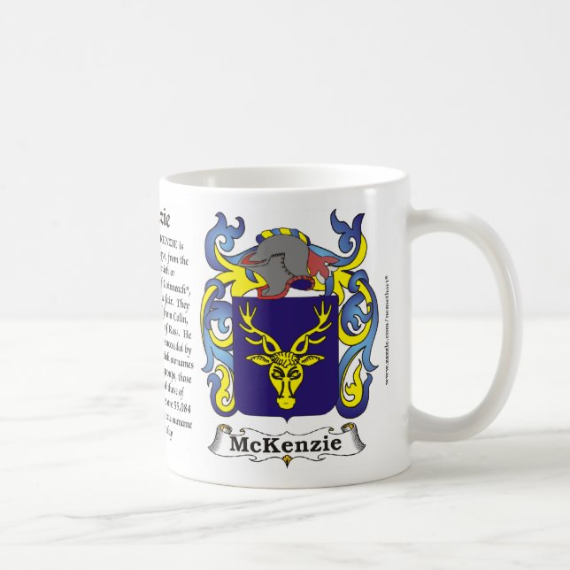 Café Caneca da brasão da família de McKenzie (Direita)