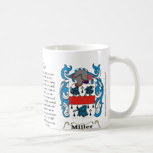 Café Caneca da brasão da família de Miller