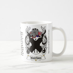 Café Caneca da brasão da família de Morrison