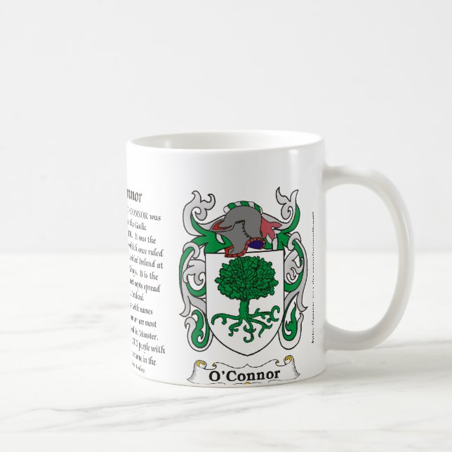 Café Caneca da brasão da família de O'Connor (Direita)