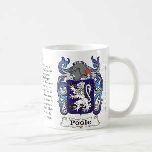 Café Caneca da brasão da família de Poole