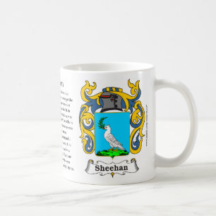 Café Caneca da brasão da família de Sheehan