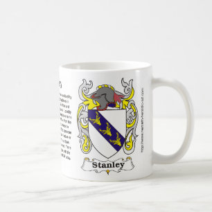 Café Caneca da brasão da família de Stanley