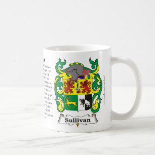 Café Caneca da brasão da família de Sullivan