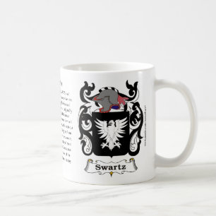 Café Caneca da brasão da família de Swartz