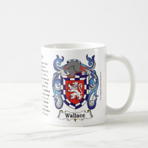 Café Caneca da brasão da família de Wallace