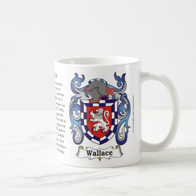 Café Caneca da brasão da família de Wallace (Direita)