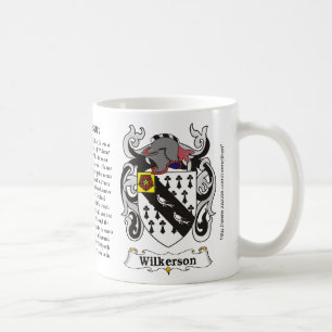 Café Caneca da brasão da família de Wilkerson