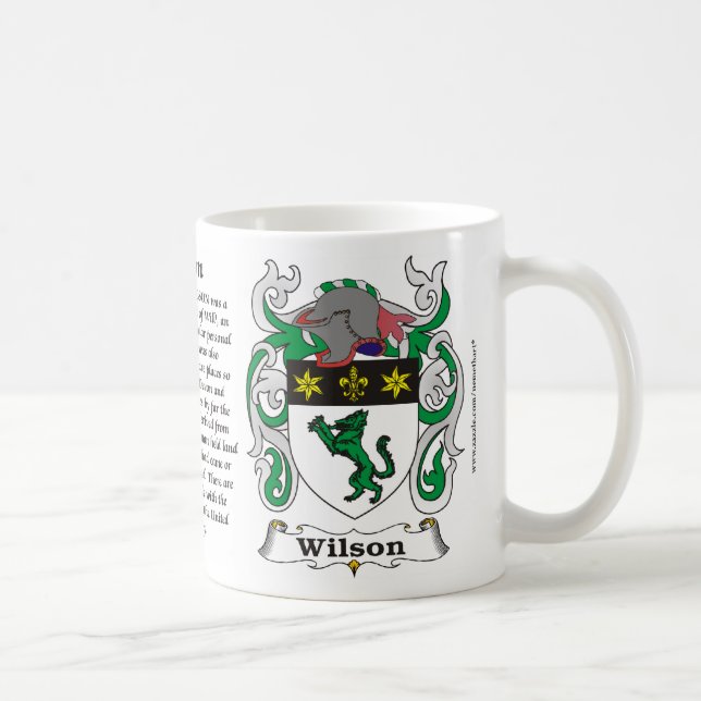 Café Caneca da brasão da família de Wilson (Direita)