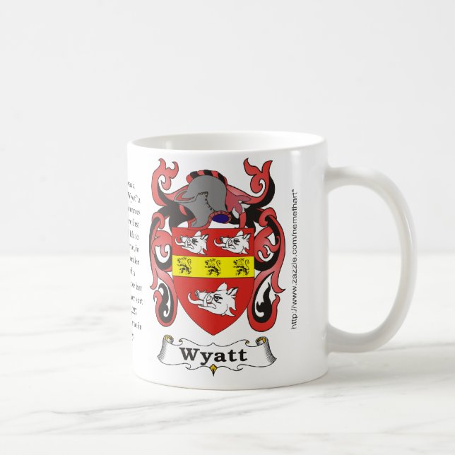 Café Caneca da brasão da família de Wyatt (Direita)