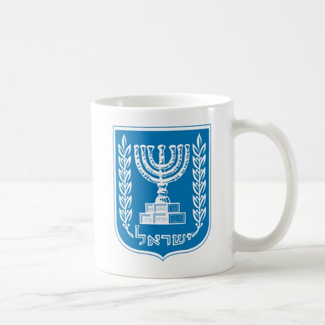 Café Caneca da brasão de Israel (Direita)
