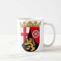 Caneca da brasão de Rheinland Pfalz