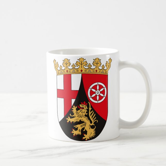 Café Caneca da brasão de Rheinland Pfalz (Direita)