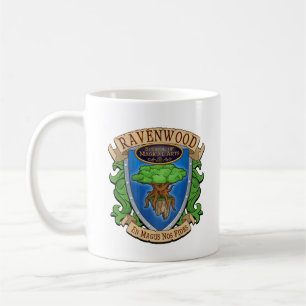 Café Caneca da brasão de Wizard101 Ravenwood
