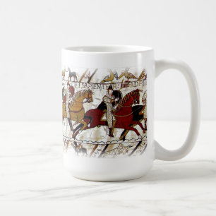 Café Caneca da cena da tapeçaria de Bayeux