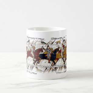 Café Caneca da cena da tapeçaria de Bayeux