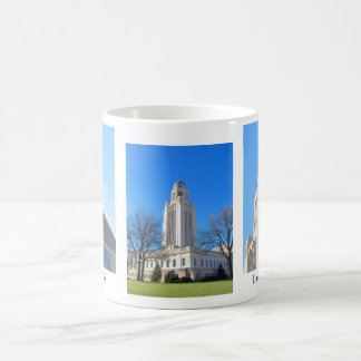 Café Caneca da colagem a capital de estado de Nebraska