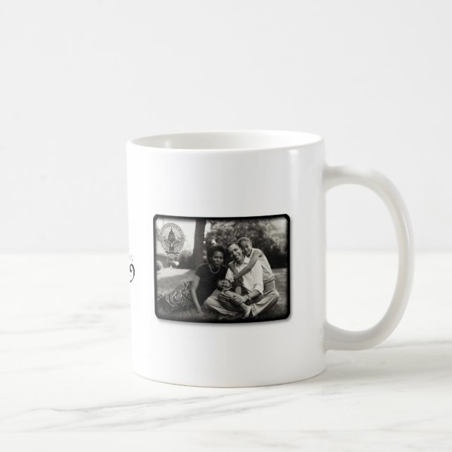 Café Caneca da colagem do amor de Obama (Direita)
