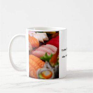 Café Caneca da coleção do sushi de Japão