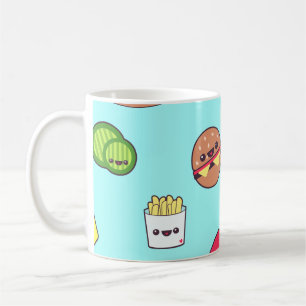 Café Caneca da comida de Kawaii