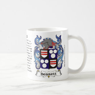Café Caneca da crista da família de Bennett