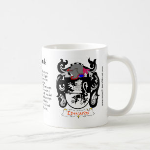 Café Caneca da crista da família de Edwards