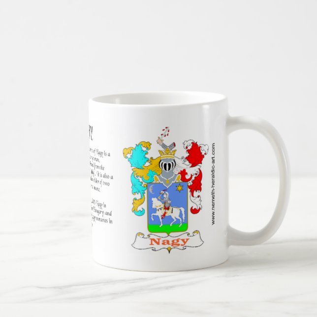 Café Caneca da crista da família de Nagy (Direita)