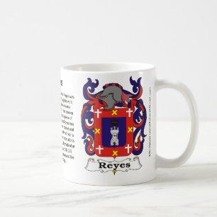 Café Caneca da crista da família de Reyes