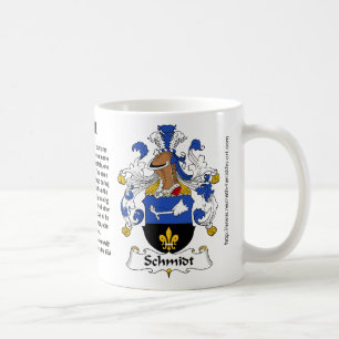 Café Caneca da crista da família de Schmidt