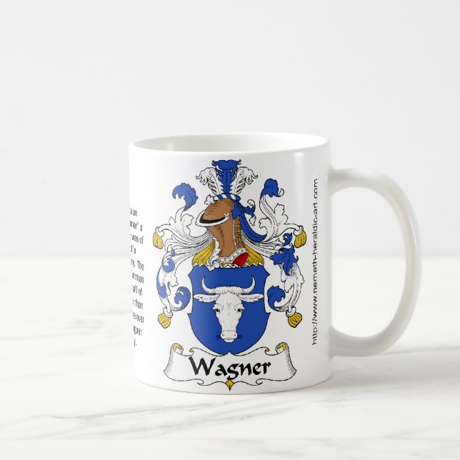 Café Caneca da crista da família de Wagner (Direita)