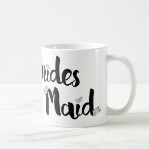 Café Caneca da dama de honra - Hydrangeas roxos