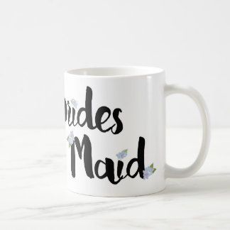 Café Caneca da dama de honra - Hydrangeas roxos