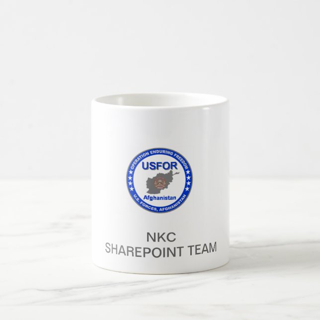 CAFÉ CANECA DA EQUIPE DE USFOR-A NKC SHAREPOINT (Centro)