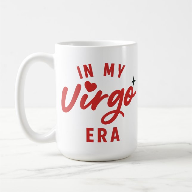Café Caneca da Era de Virgem, Presente de Aniversário d (Esquerda)