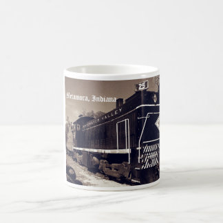 Café Caneca da estrada de ferro do vale de Whitewater
