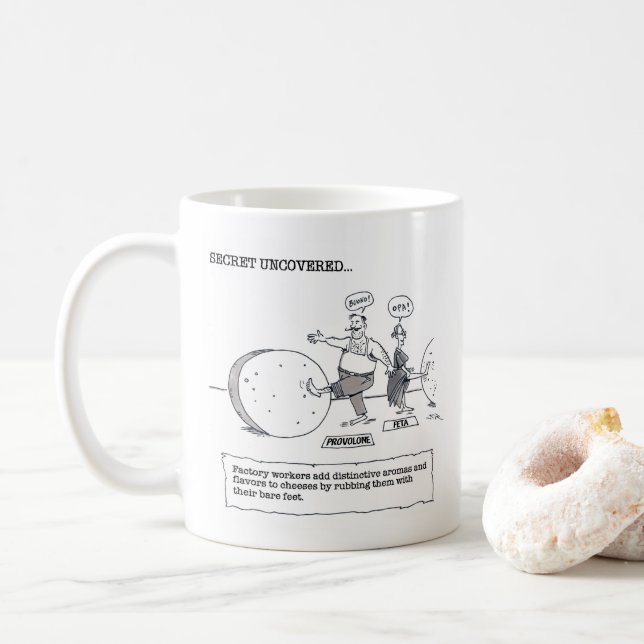Café Caneca da fábrica de queijo (Com Donut)